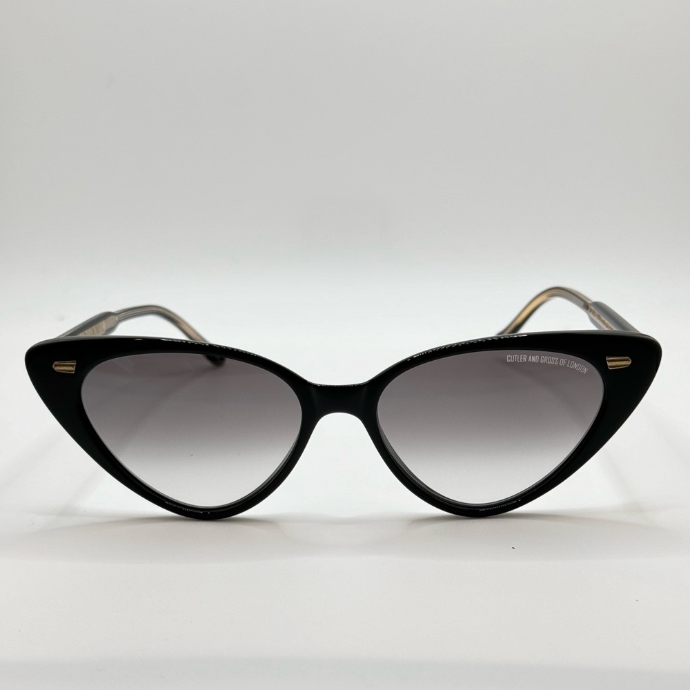 Cutler and Gross - Black cat eye sunglasses - 53-15-145 - NWT